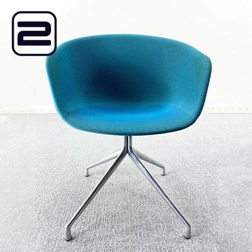 HAY AAC21 Swivelstoel, Huis en Inrichting, Stoelen, Gebruikt, Eén, Metaal, Stof, Blauw, Ophalen
