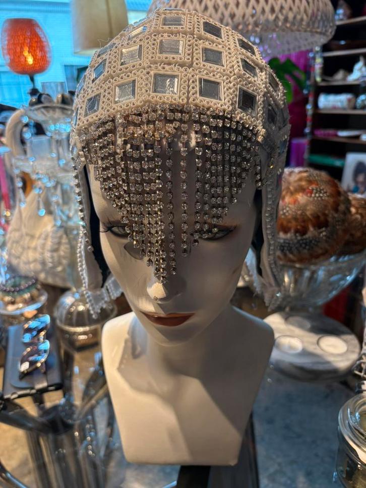 Kroon handgemakt geïnspireerd naar de great gatsby, Kleding | Dames, Mutsen, Sjaals en Handschoenen, Zo goed als nieuw, Ophalen of Verzenden