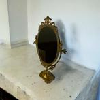 Miroir de table/miroir de maquillage baroque vintage « doré , Antiquités & Art, Enlèvement ou Envoi