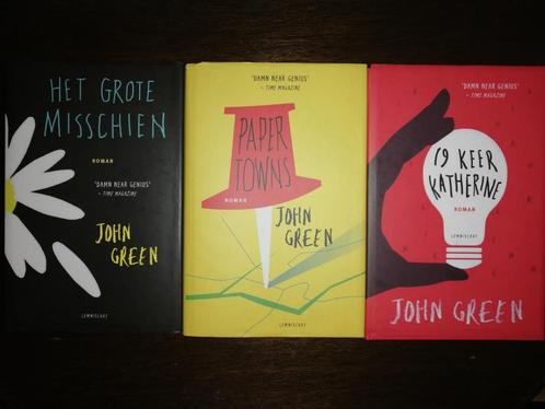3 boeken John Green, Boeken, Romans, Zo goed als nieuw, Amerika, Ophalen of Verzenden