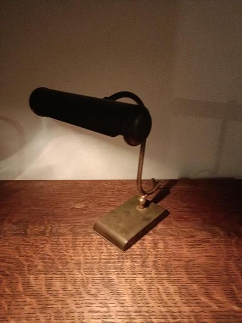 Heca Edam koper messing design pianolamp / bureaulamp., Antiek en Kunst, Antiek | Brons en Koper, Koper, Ophalen