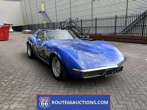 Chevrolet Corvette Stingray Coupé 1972 | Route 66 auctions, Auto's, Oldtimers, Bedrijf, Te koop, Chevrolet, Benzine, Coupé, 2 deurs