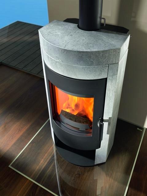 SHOWROOM MODEL RIKA IMPOSA/RIKATRONIC, Huis en Inrichting, Kachels, Gebruikt, Vrijstaand, Houtkachel, Hout, Ophalen