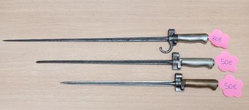 Baionnettes divers pour Fusil Lebel de 1886 a 1915 beschikbaar voor biedingen