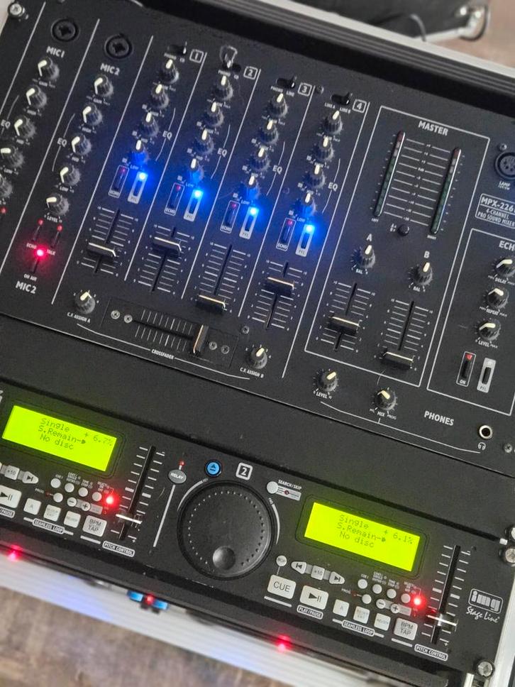 Pack sono complet IMG Stage Line – parfait pour DJ, Muziek en Instrumenten, Dj-sets en Draaitafels, Gebruikt, Ophalen