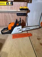 Stihl MS 211 C + Stihl vijl & 10 kettingen, Tuin en Terras, Ophalen, Gebruikt, Overige soorten, Stihl