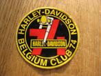 Autocollant Harley-Davidson Belgium Club 74, Enlèvement ou Envoi, Neuf, Voiture ou Moto