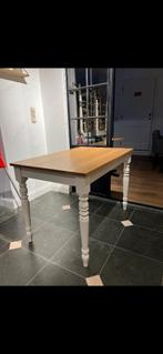 Landelijke tafel 4 personen, Huis en Inrichting, Ophalen, 100 tot 150 cm, Klassiek, Eikenhout