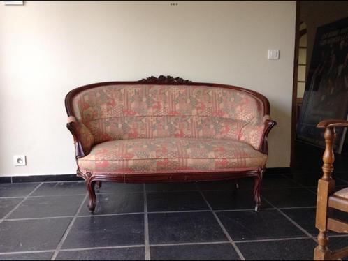 Origineel  zeteltje KOOPJE, Antiek en Kunst, Antiek | Meubels | Stoelen en Sofa's, Ophalen