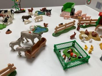 Playmobil boerderij dieren (koe, paard, varken, ezel, ...)