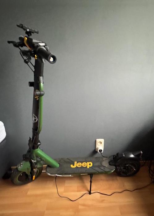 Electrische step Jeep Adventurer Safety Groen, Fietsen en Brommers, Steps, Zo goed als nieuw, Ophalen