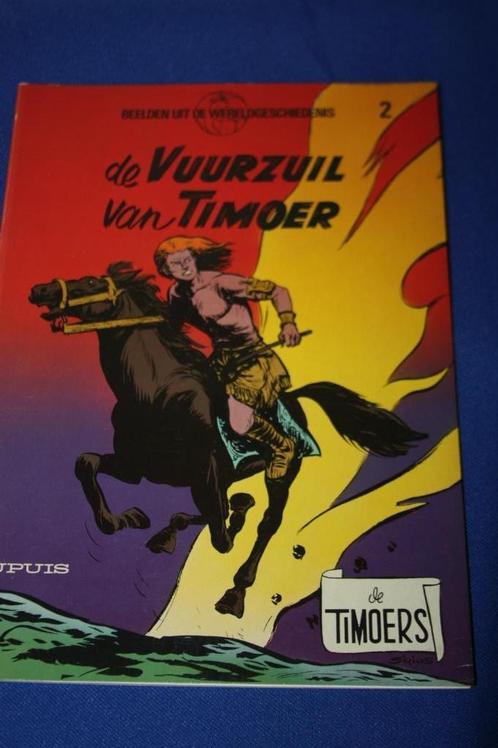 De vuurzuil van Timoer ( Dupuis 1e druk 1980 ) Sirius, Boeken, Stripverhalen, Gelezen, Eén stripboek, Ophalen of Verzenden