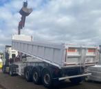 Renault T460 Euro 6 Kipper Kraan met grijper, Automaat, Achterwielaandrijving, Renault, Leder en Stof