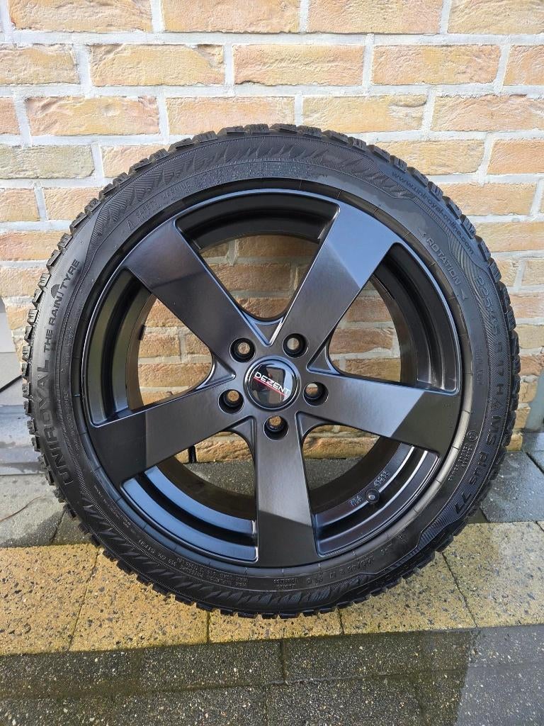 Velgset Dezent 17", Auto-onderdelen, Banden en Velgen, Banden en Velgen, Winterbanden, 17 inch, 225 mm, Personenwagen, Gebruikt