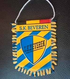 Supportersvlagje SK BEVEREN, Verzamelen, Sportartikelen en Voetbal, Zo goed als nieuw, Ophalen