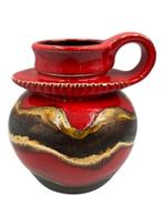 West-Germany vaas - rood/bruin - Fat Lava stijl, Huis en Inrichting, Woonaccessoires | Vazen, Keukies Shop, Aardewerk of Porselein