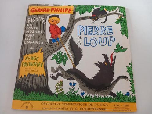 Vinyle LP Pierre et le Loup Gérard Philipe Prokovief classiq, CD & DVD, Vinyles | Classique, 12 pouces, Enlèvement ou Envoi