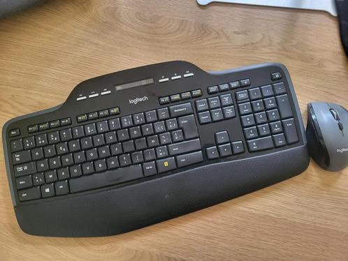 Logitech toetsenbord MK710 + muis M705, Informatique & Logiciels, Claviers, Utilisé, Azerty, Sans fil, Enlèvement