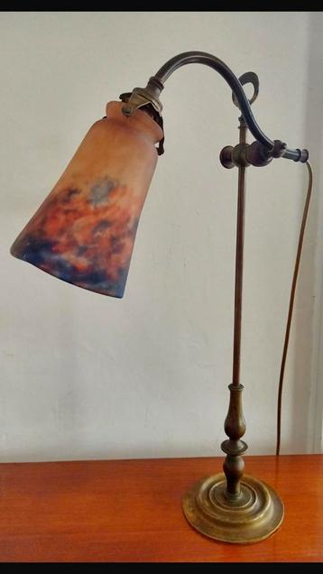 Lampe Art Déco signée Louvre Paris, Enlèvement ou Envoi