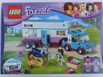 Lego Friends paardentrailer 41125, Kinderen en Baby's, Ophalen, Zo goed als nieuw, Complete set, Lego