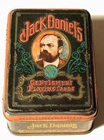 Vintage Jack Daniels Speelkaarten Blikje, Gebruikt, Ophalen of Verzenden, Gebruiksvoorwerp