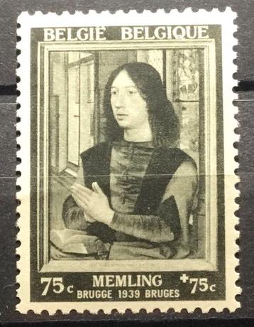 1939. H.MEMLING. COB 512. MNH., Neuf, Enlèvement ou Envoi, Non oblitéré, Art