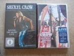 SHERYL CROW OP 4 DVD'S + CONCERT VAN 2 CD'S, Cd's en Dvd's, Ophalen of Verzenden, Zo goed als nieuw, Poprock