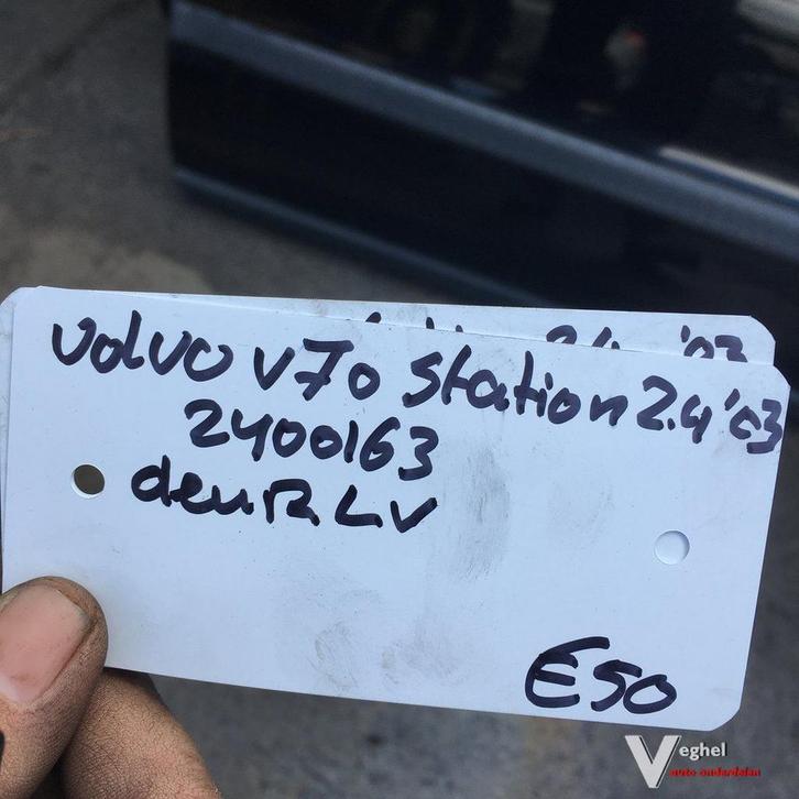 Volvo V70 station 2.4 2003 Wagennr 2400163 Portier Linksvoor, Auto-onderdelen, Carrosserie, Deur, Gebruikt, Ophalen