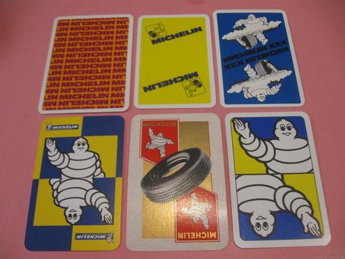 6 losse speelkaarten Michelin (59), Verzamelen, Speelkaarten, Jokers en Kwartetten, Zo goed als nieuw, Speelkaart(en), Ophalen of Verzenden