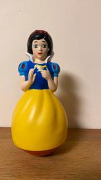 Ancienne figurine blanche neige culbutons musicale