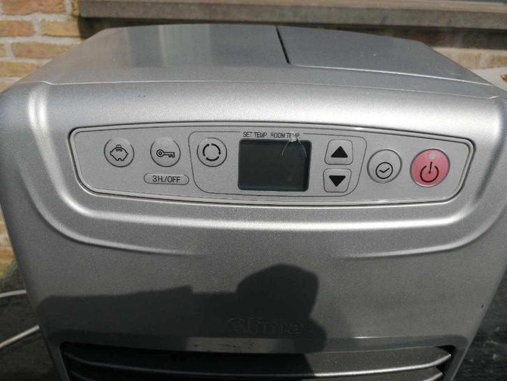 Qlima Laserkachel + Qlima Kristal kachelbrandstof 20 liter, Huis en Inrichting, Kachels, Gebruikt, Vrijstaand, Ophalen