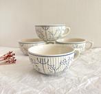 Lot de 4 tasses Royal Boch Copenhague, Ophalen of Verzenden