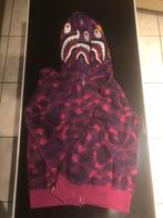 Paarse Bape Hoodie met Dubbele kap, Maat 52/54 (L), Verzenden, Paars, Bape