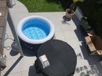 Jacuzzi chauffé et massant 4 personnes, Tuin en Terras, Bubbelbaden en Hottubs, Ophalen, Gebruikt, Grondzeil, Opblaasbaar