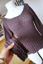 meegaand passend creatieve sweater pull, Maat 38/40 (M), Bruin, Ophalen of Verzenden, Zo goed als nieuw