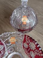 2 kristallen snoepschalen van Anna Hutte, Ophalen of Verzenden