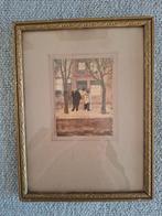 3 aquarelles de Herman Moerkerk, Antiquités & Art, Art | Peinture | Classique, Enlèvement