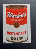 SAM KAUTSCH: Warhol`s condensed INSTANT ART Soup, Antiek en Kunst, Kunst | Litho's en Zeefdrukken, Ophalen of Verzenden