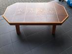 Rustiek salon tafel, Huis en Inrichting, Ophalen, 100 tot 150 cm, Teakhout, 50 tot 100 cm