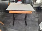 Vintage schoolbank met stoel, Huis en Inrichting, Ophalen