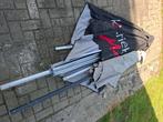Grote parasol, Ophalen, Gebruikt