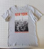 Grijze T-shirt 'New York', maat 146-152, Enlèvement ou Envoi, Utilisé, Garçon, Chemise ou À manches longues