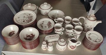 Magnifique service intemporel en grès Noritake entre 1974-85, Antiquités & Art, Enlèvement