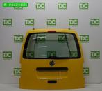 Volkswagen Caddy ('03-'14) Achterklep geel met ruit, Achterklep, Gebruikt, Ophalen of Verzenden