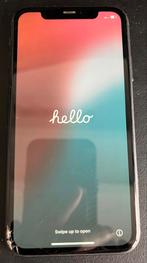 iPhone 11 - barst in scherm, werkt nog goed, Gebruikt, 75 %, Zwart, 64 GB