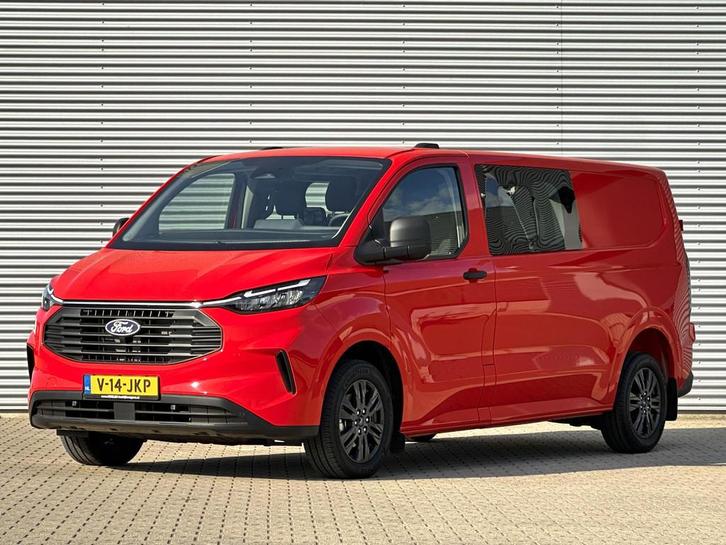 Ford Transit Custom 320 2.0 TDCI L2 Trend Dubbele cabine DC, Auto's, Bestelwagens en Lichte vracht, Bedrijf, Te koop, ABS, Achteruitrijcamera