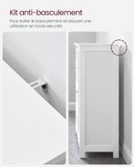 Vasagle Badkamermeubel |  commode | met 4 laden | Nieuw, -, Verzenden, Wit, -