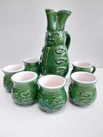 vintage keramieken drinkset, Hongarije, Ophalen of Verzenden