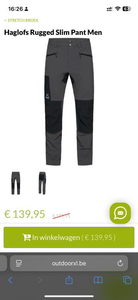 Haglöfs flex pant men & women, Kleding | Heren, Broeken en Pantalons, Maat 46 (S) of kleiner, Zwart, Ophalen of Verzenden