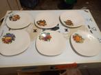 Dessertbordjes met fruitmotief, Antiek en Kunst, Ophalen of Verzenden